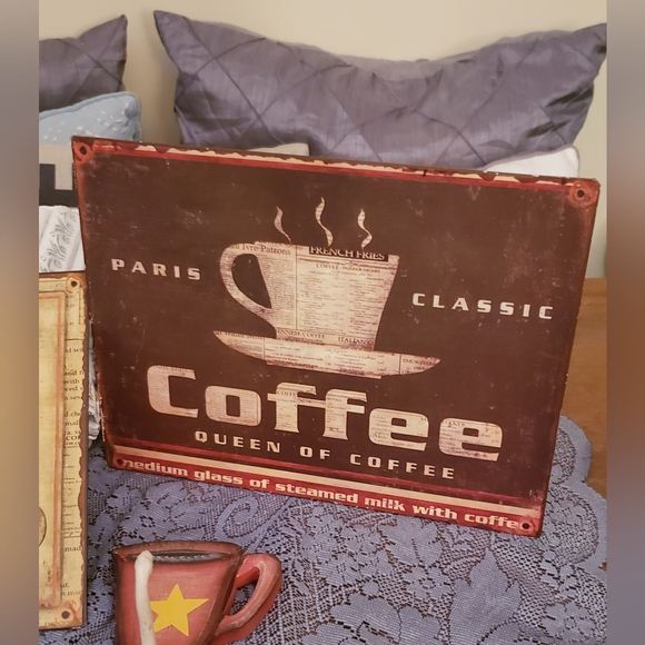 Coffee decor 3 pc set - Picture 6 of 7